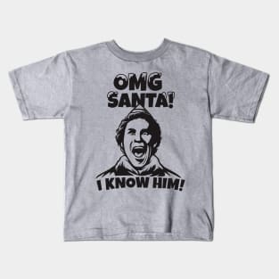 OMG Santa Christmas Humor Kids T-Shirt